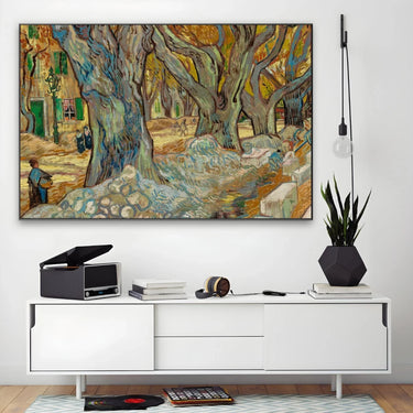 Quadro Stampa su Tela The Large Plane Trees, Vincent Van Gogh - CupidoDesign