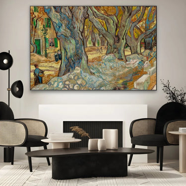 Quadro Stampa su Tela The Large Plane Trees, Vincent Van Gogh - CupidoDesign