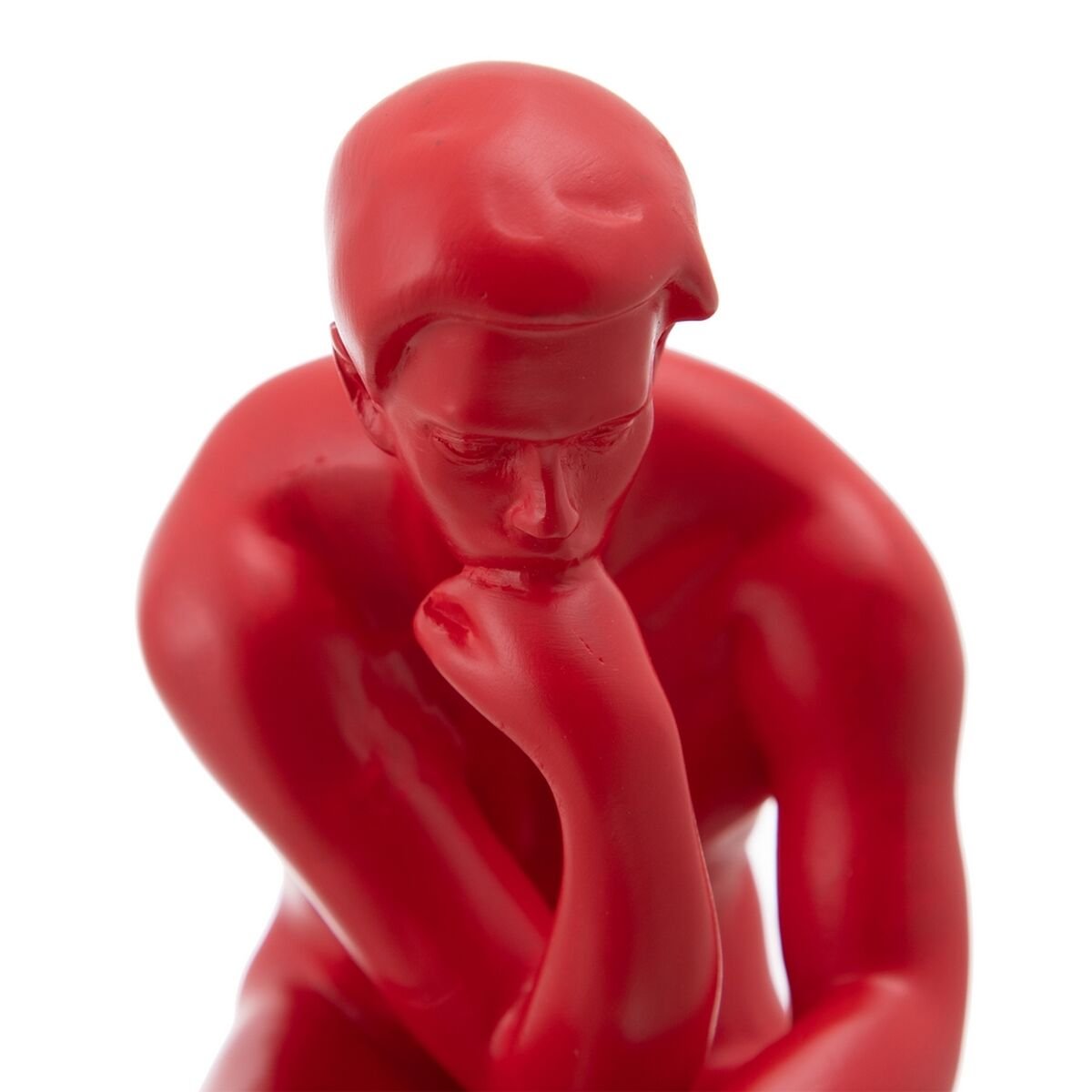 A Red Thinker 14 x 11 x 22,5 cm