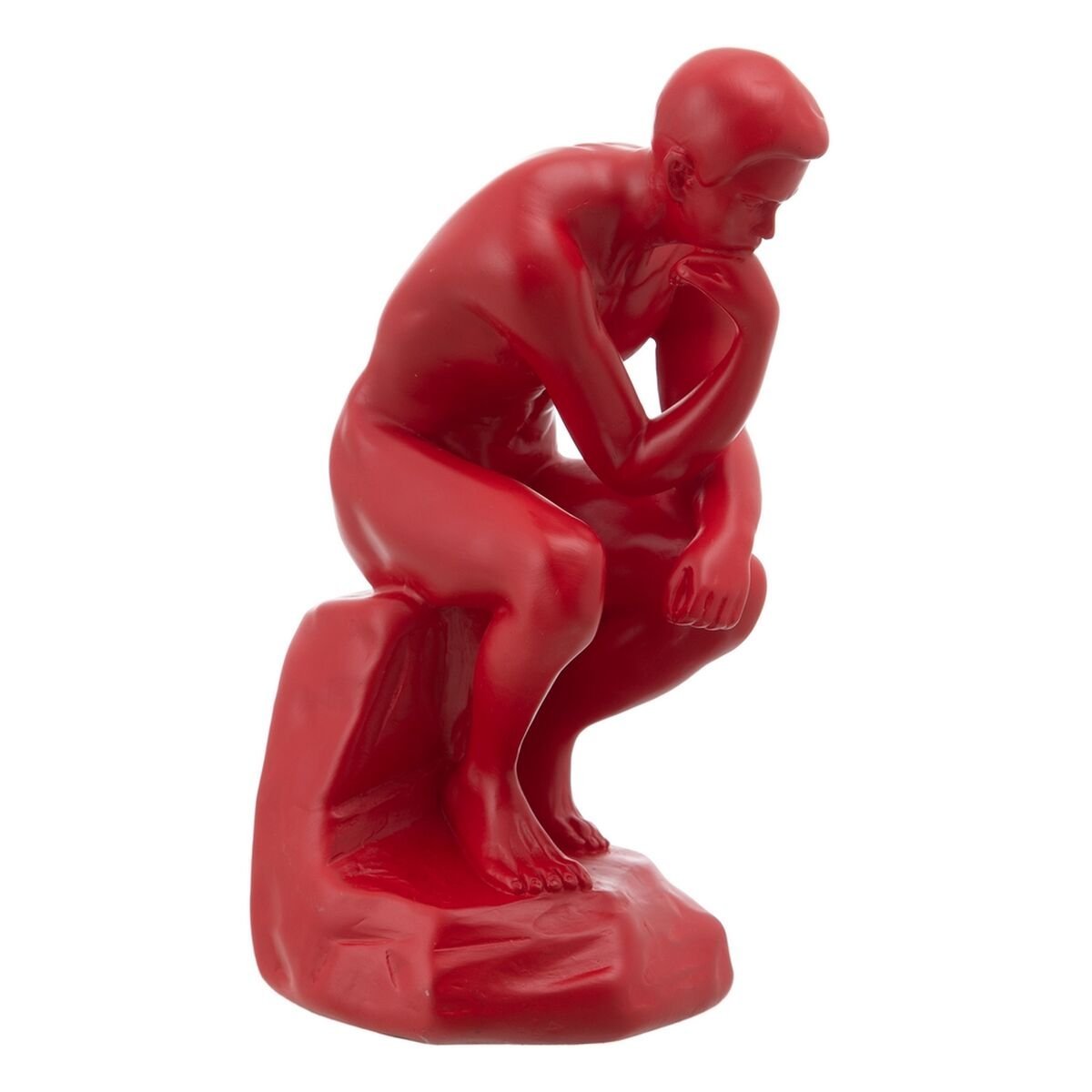 A Red Thinker 14 x 11 x 22,5 cm