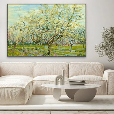 Quadro Stampa su Tela The White Orchard 1888, Vincent Van Gogh - CupidoDesign