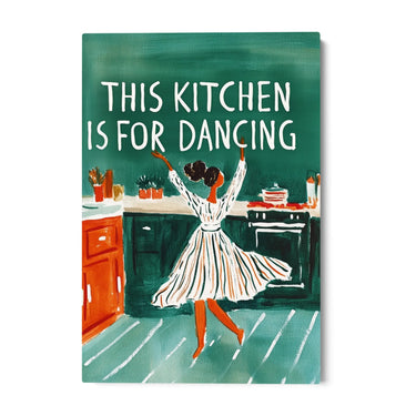 Quadro Stampa su Tela This kitchen is for dancing - CupidoDesign