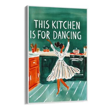 Quadro Stampa su Tela This kitchen is for dancing - CupidoDesign