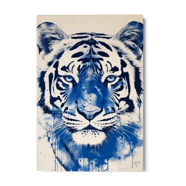 Quadro Stampa su Tela Tigre Blu - CupidoDesign