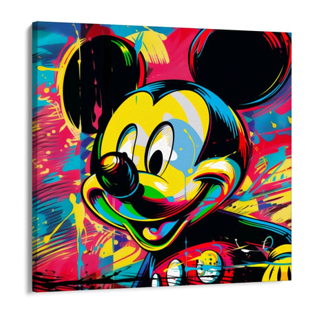 Quadro Stampa su Tela Topolino PopArt - CupidoDesign