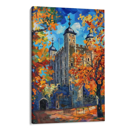 Quadro Stampa su Tela Torre di Londra Incantata - CupidoDesign