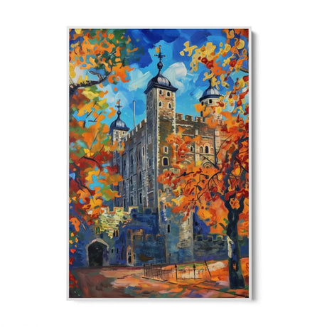Quadro Stampa su Tela Torre di Londra Incantata - CupidoDesign