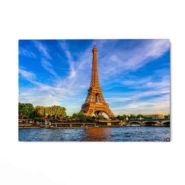 Quadro Stampa su Tela Torre Eiffel al Tramonto, Parigi - CupidoDesign