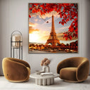 Torre Eiffel tra le Foglie d'Autunno, Parigi - CupidoDesign