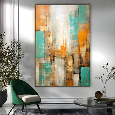 Quadro Stampa su Tela Totalità astratte - CupidoDesign