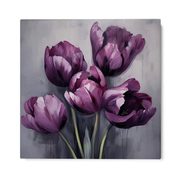 Quadro Stampa su Tela Tra i petali viola - CupidoDesign