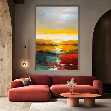 Quadro Stampa su Tela Tracce del Sole - CupidoDesign