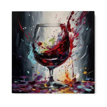 Quadro Stampa su Tela Tracce di Vino - CupidoDesign
