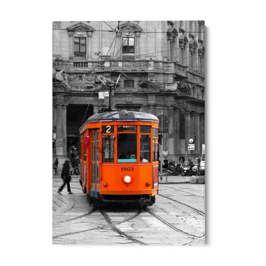 Quadro Stampa su Tela Tram Storico, Milano, Italia - CupidoDesign