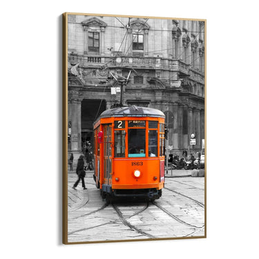 Quadro Stampa su Tela Tram Storico, Milano, Italia - CupidoDesign