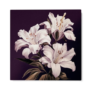 Quadro Stampa su Tela Trame di Bellezza Floreale - CupidoDesign