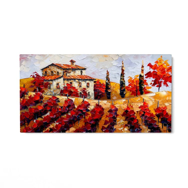 Quadro Stampa su Tela Trame di vino - CupidoDesign