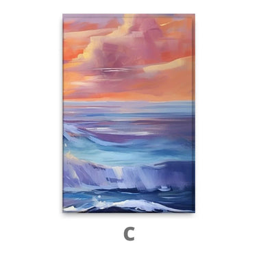 Quadro Stampa su Tela Tramonto al Mare - CupidoDesign
