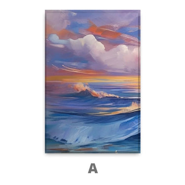 Quadro Stampa su Tela Tramonto al Mare - CupidoDesign