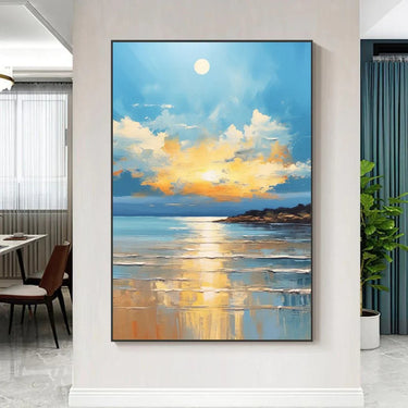 Quadro Stampa su Tela Tramonto Cristallino - CupidoDesign