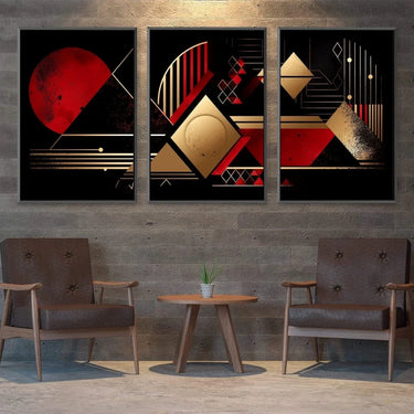 Quadro Stampa su Tela Tramonto d'astrazione - CupidoDesign