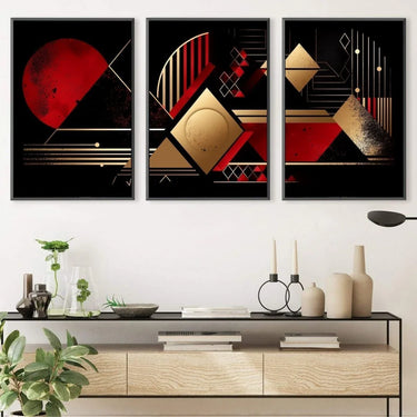 Quadro Stampa su Tela Tramonto d'astrazione - CupidoDesign