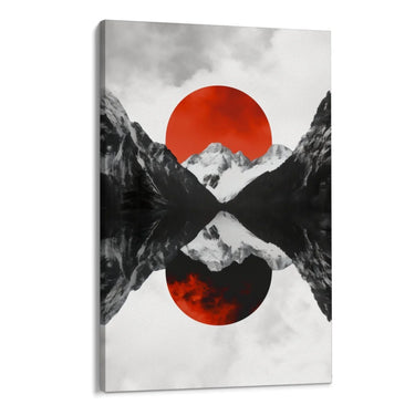 Quadro Stampa su Tela Tramonto delle Alture - CupidoDesign