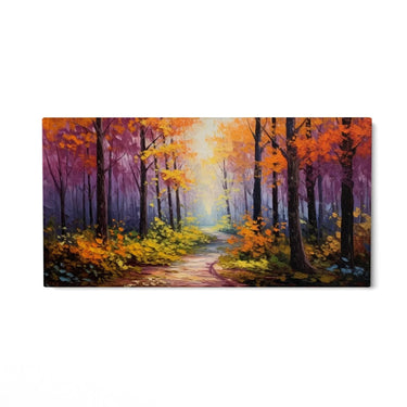 Quadro Stampa su Tela Tramonto nella Foresta - CupidoDesign