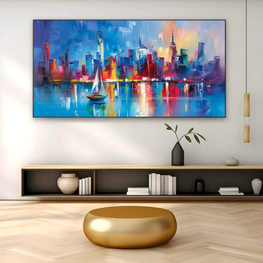Quadro Stampa su Tela Tramonto Ribelle - CupidoDesign