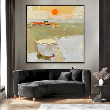 Quadro Stampa su Tela Tramonto su Tela - CupidoDesign