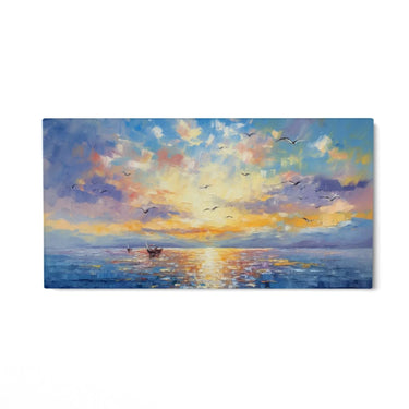 Quadro Stampa su Tela Tramonto sul mare - CupidoDesign