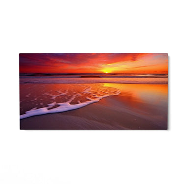 Quadro Stampa su Tela Tramonto sulla spiaggia - CupidoDesign