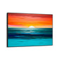 Quadro Stampa su Tela Tramonto vibrante - CupidoDesign