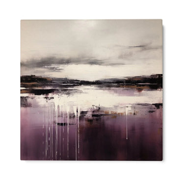 Quadro Stampa su Tela Tramonto viola - CupidoDesign
