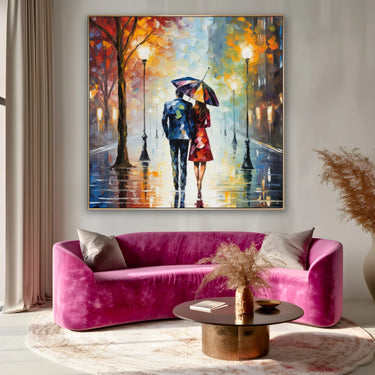 Quadro Stampa su Tela Tramonto di Fantasia - CupidoDesign
