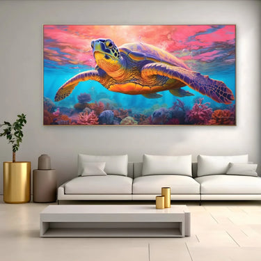 Quadro Stampa su Tela Tranquillità tra i Coralli - CupidoDesign