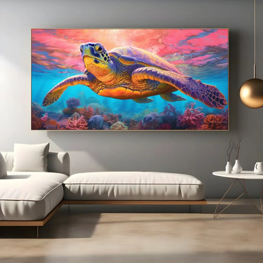 Quadro Stampa su Tela Tranquillità tra i Coralli - CupidoDesign