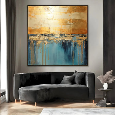 Quadro Stampa su Tela Trasmutazione dell'essenza 90x90cm - CupidoDesign