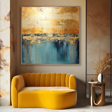 Quadro Stampa su Tela Trasmutazione dell'essenza 90x90cm - CupidoDesign