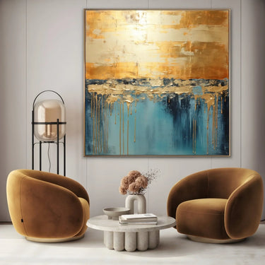 Quadro Stampa su Tela Trasmutazione dell'essenza 90x90cm - CupidoDesign