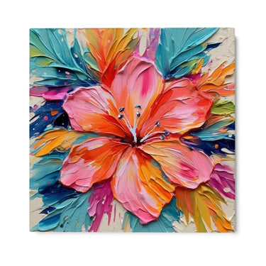 Quadro Stampa su Tela Trasparenze Floreali - CupidoDesign