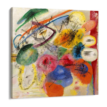 Quadro Stampa su Tela Tratti Neri, Wassily Kandinsky - CupidoDesign