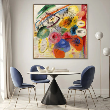 Quadro Stampa su Tela Tratti Neri, Wassily Kandinsky - CupidoDesign