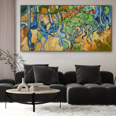 Quadro Stampa su Tela Tree Roots, Vincent Van Gogh - CupidoDesign