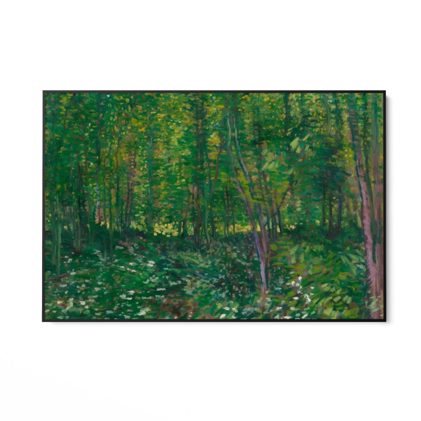 Copaci și tufiș, Vincent Van Gogh