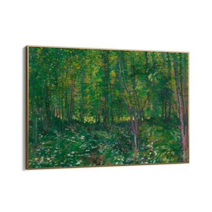 Bomen en kreupelhout, Vincent van Gogh