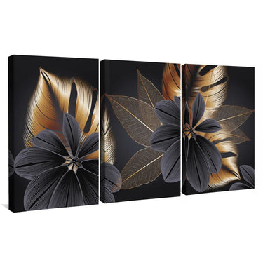 Quadro Stampa su Tela Trio Floreale - CupidoDesign