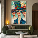 Quadro Stampa su Tela Tripla Essenza - CupidoDesign