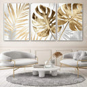 Quadro Stampa su Tela Tropical Gold - CupidoDesign