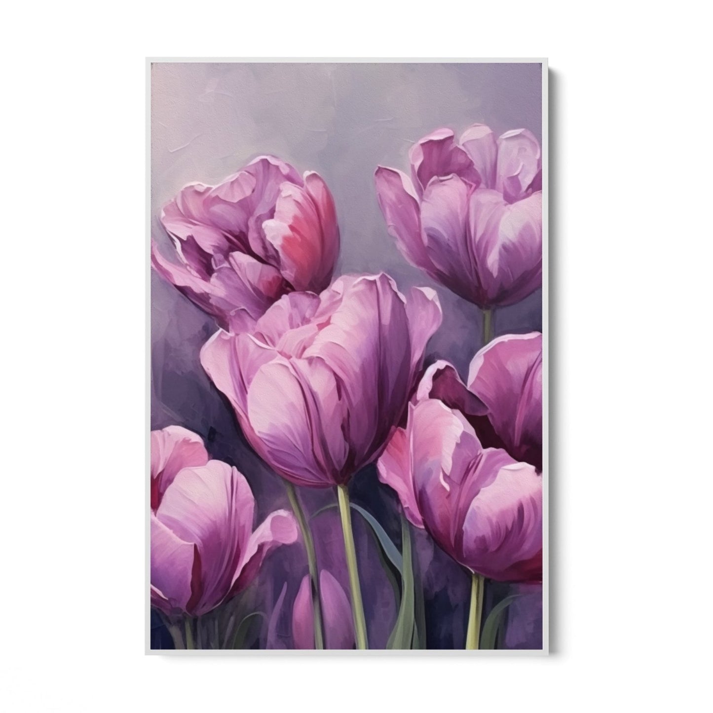 Lila tulipánok
